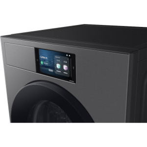 Samsung WF90F09C4SU4, Bespoke AI, 9 kg, 1400 RPM, Clasa A, Digital Inverter, AI Home, AI Wash, Eco Bubble, Quick Bubble, Hygiene Steam, Auto Dispense, Smart Things, Inox