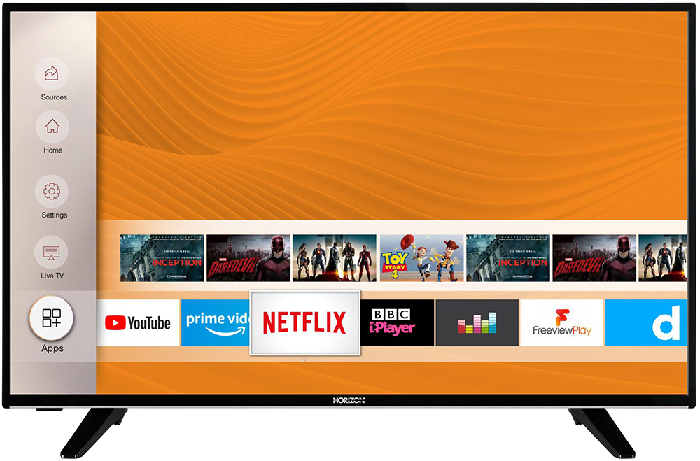 Televizor LED Horizon Smart TV 50HL7590U Seria HL7590U 126cm negru 4K UHD HDR