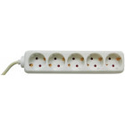 Priza/prelungitor Bachmann 5x Schuko, 5m, White