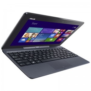 ASUS Transformer Book T100AF, 10.1 inch IPS MultiTouch, Intel Atom Processor Z3735F (2M Cache, up to 1.83 GHz), 2GB RAM, 32GB flash, 500GB HDD, Wi-Fi, Bluetooth, Win 8.1 Bing, Black + docking