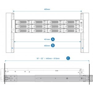 Qnap RAIL-B02 Rail Kit
