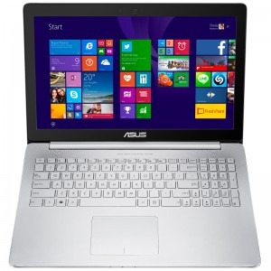 ASUS 15.6'' Zenbook Pro UX501JW, UHD Touch IPS, Procesor Intel® Core™ i7-4702HQ 2.6GHz Haswell, 8GB, 1TB + 128GB SSD, GeForce GTX 960M 4GB, Win 10 Home, Silver