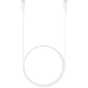 Samsung USB-C Male la USB-C Male, 1.8 m, White, amperaj maxim suportat 3A