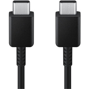 Cablu de date / adaptor Samsung USB-C Male la USB-C Male, 1.8 m, Black, amperaj maxim suportat 3A