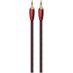 Audioquest Golden Gate, Jack 3.5 mm Male - Jack 3.5 mm Male, 5m, negru-rosu