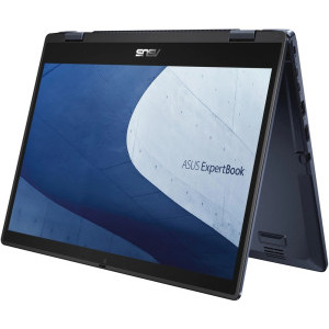 ASUS 14'' ExpertBook B3 Flip B3402FBA, FHD Touch, Procesor Intel® Core™ i5-1235U (12M Cache, up to 4.40 GHz, with IPU), 16GB DDR4, 512GB SSD, Intel Iris Xe, No OS, Star Black