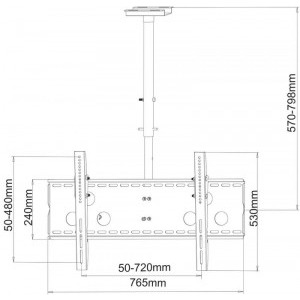 SBOX CPLB-102M 30 - 50 inch