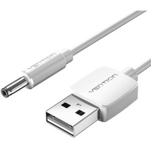Vention USB Male  - DC 3.5 mm Male, 1.5m, alb