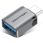 Adaptor Vention 1x USB-C Male - 1x USB 3.2 gen 1 Female, Gri