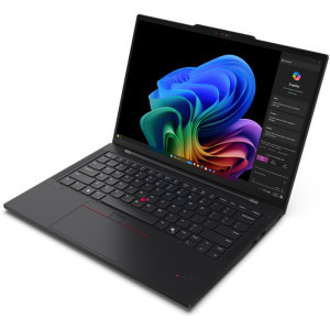 Lenovo 14'' ThinkPad T14s Gen 6, WUXGA IPS Touch, Procesor Qualcomm Snapdragon X Elite X1E-78-100, 32GB LPDDR5X, 1TB SSD, Qualcomm Adreno, Win 11 Pro (on ARM), Black