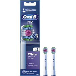 Oral-B Rezerva periuta de dinti electrica 3D White, 2 buc