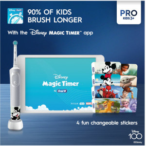 Oral-B Periuta de dinti electrica copii Pro Kids Lion King + Trusa de calatorie
