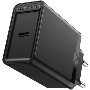 Vention 1x USB-C, 30W Black