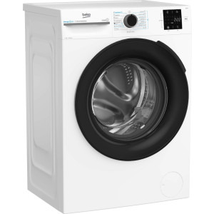 Beko BM3WFSU37213WB, 7 kg, 1200 RPM, Clasa A, ProSmart Inverter, SteamCure, AddXtra, WaterMode, ColdWash, Alb
