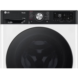 LG F4DR711S2H, Spalare 11 kg, Uscare 6 kg, 1400 RPM, Clasa D, Inverter DirectDrive, Turbo Wash, Alb