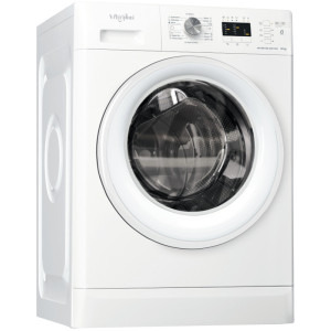 Masina de spalat rufe Whirlpool FFL 6238 W EE, 6 kg, 1200 RPM, Clasa D, Inverter, 6th Sense, FreshCare+, Alb