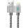 Cablu de date / adaptor Spacer USB-A Male la Lightning Male, 1.8 m, Zebra