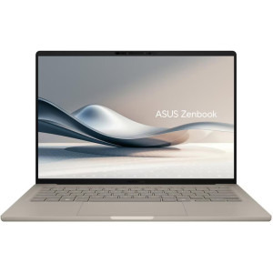 ASUS 14'' Zenbook A14 UX3407QA, WUXGA OLED, Procesor Qualcomm Snapdragon X X1-26-100, 32GB LPDDR5X, 1TB SSD, Qualcomm Adreno, Win 11 Pro, Zabriskie Beige