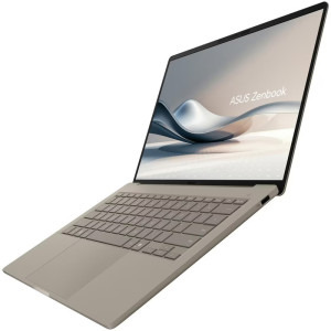 ASUS 14'' Zenbook A14 UX3407QA, WUXGA OLED, Procesor Qualcomm Snapdragon X X1-26-100, 32GB LPDDR5X, 1TB SSD, Qualcomm Adreno, Win 11 Pro, Zabriskie Beige