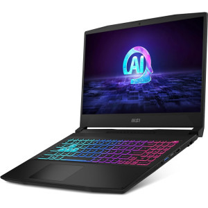 MSI Gaming 15.6'' Katana A15 AI B8VE, FHD 144Hz, Procesor AMD Ryzen™ 9 8945HS (16M Cache, up to 5.2 GHz), 16GB DDR5, 512GB SSD, GeForce RTX 4050 6GB, Free DOS, Black
