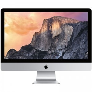Apple 27" New iMac 27 Retina 5K, Intel i5 3.5GHz, 8GB, 1TB, Radeon R9 M290X 2GB, MAC OS Yosemite, ENG keyboard