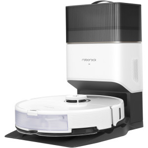 Roborock S8 Plus, S8P02-00, aspirator si mop, 5200 mAh, 6000Pa, 750 ml, 4 senzori, 4 harti, 50 W, 180 min autonomie, Alb, Li-Ion 5200 mAh, 0.750L