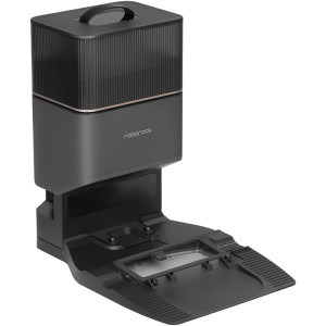 Roborock S8 Plus, S8P52-00, aspirator si mop, 5200 mAh, 6000Pa, 350 ml, 4 senzori, 4 harti, 50 W, 180 min autonomie, Negru, Li-Ion 5200 mAh, 0.350L