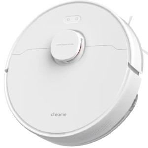Aspirator robot Dreame D10s, aspirator si mop, 5200 mAh, 570 ml, autonomie 280 min quiet mode, recipient apa 235 ml, Alb, Li-Ion 5200 mAh, 5000Pa, 0.570L