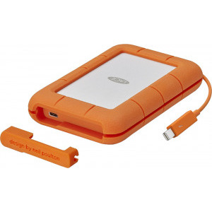 LaCie Rugged 2.5 inch 4TB USB C Thunderbolt Orange