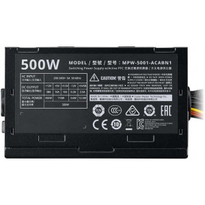 Cooler Master Elite V3, 80+, 500W