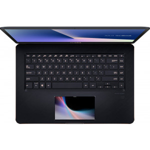 ASUS 15.6'' ZenBook Pro 15 UX580GE, FHD Touch, Procesor Intel® Core™ i9-8950HK (12M Cache, up to 4.80 GHz), 16GB DDR4, 512GB SSD, GeForce GTX 1050 Ti 4GB, Win 10 Pro, Deep Dive Blue
