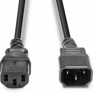 LINDY IEC 320 C14 Male - IEC 320 C13 Female, 3m, negru