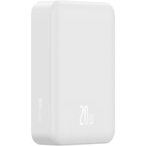 Baseus Magnetic Mini, 20000 mAh Wireless Fast Charge 20W, White
