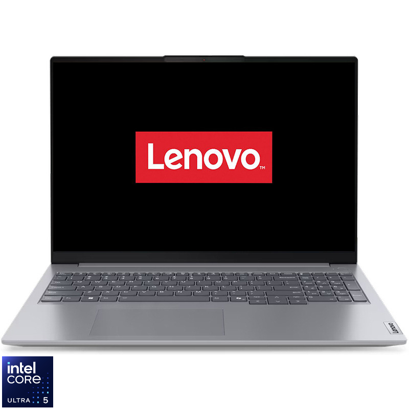 Laptop Lenovo 16'' ThinkBook 16 G7 IML, WUXGA IPS, Procesor Intel® Core™ Ultra 5 125U (12M Cache, up to 4.30 GHz), 16GB DDR5, 512GB SSD, Intel Graphics, No OS, Arctic Grey