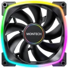 Ventilator Montech AX140 PWM ARGB 140mm Black