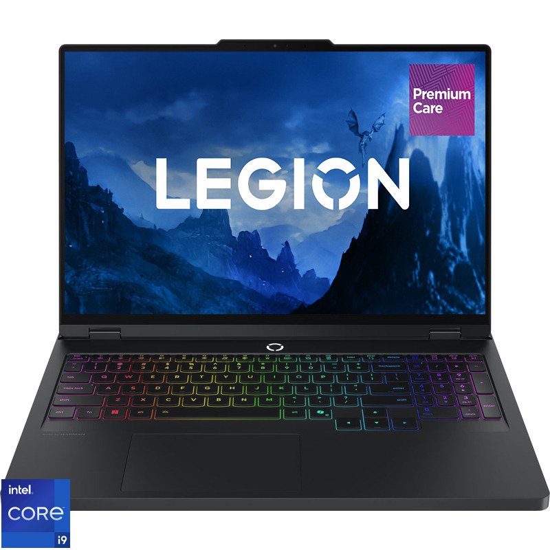 Laptop Lenovo Gaming 16'' Legion Pro 5 16IRX10, WQXGA IPS 240Hz G-Sync, Procesor Intel® Core™ i9 14900HX (36M Cache, up to 5.80 GHz), 32GB DDR5, 1TB S