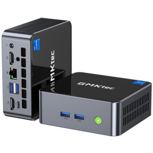 Mini PC GMKtec M3, Procesor Intel® Core™ i5-12450H 4.4GHz Alder Lake, 16GB RAM, 512GB SSD, UHD Graphics, Windows 11 Pro