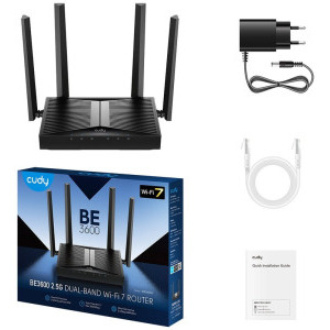 CUDY 2.5Gigabit WR3600H Dual-Band WiFi 7