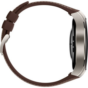 Huawei Watch 5, 46mm Aerospace-Grade Titanium, curea Dark Brown