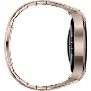 Huawei Watch 5, 42mm Sand Gold 904L Stainless Steel, curea Sand Gold