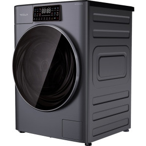 Tesla WF101490CSA, 10 kg, 1400 RPM, Clasa A, Inverter, Dozare automata detergent, Gri