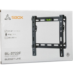 SBOX BL-3722F, 13 - 43 inch, negru