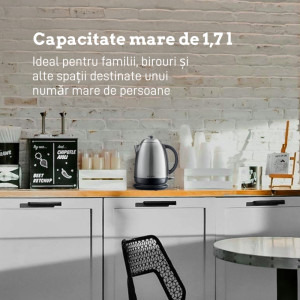 Buydeem 1.7L, Inox, K640-SS/EU