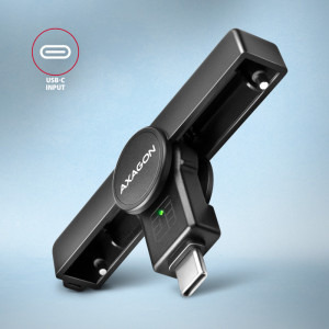 AXAGON Cititor electronic carti de identitate CRE-SMPC, USB-C