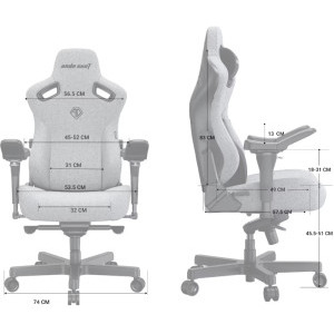 Anda Seat Kaiser 3 Pro XL Gri