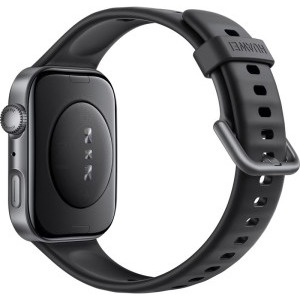 Huawei Watch Fit 4, Black cu Black Fluoroelastomer Strap