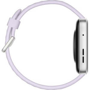 Huawei Watch Fit 4, Silver cu Purple Fluoroelastomer Strap