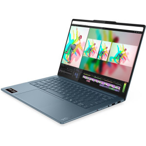 Lenovo 14.5'' Yoga Pro 7 14AKP10, 3K OLED 90Hz, Procesor AMD Ryzen™ Al 7 350 (16M Cache, up to 5.0 GHz), 32GB LPDDR5X, 1TB SSD, AMD Radeon 860M, No OS, Tidal Teal, 3Yr Onsite Premium Care