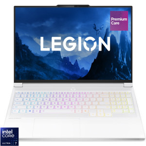 Lenovo Gaming 16'' Legion 7 16IAX10, WQXGA OLED 240Hz, Procesor Intel® Core™ Ultra 7 255HX (30M Cache, up to 5.20 GHz), 32GB DDR5, 1TB SSD, GeForce RTX 5060 8GB, No OS, Glacier White, 3Yr Onsite Premium Care