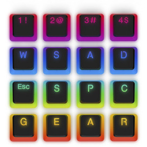 SPC Gear Taste - KC104 Pudding DBL Shot PBT